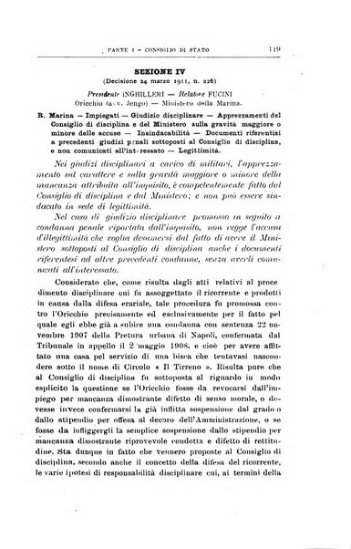 La giustizia amministrativa raccolta di decisioni e pareri del Consiglio di Stato, decisioni della Corte dei conti, sentenze della Cassazione di Roma, e decisioni delle Giunte provinciali amministrative