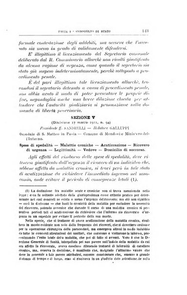 La giustizia amministrativa raccolta di decisioni e pareri del Consiglio di Stato, decisioni della Corte dei conti, sentenze della Cassazione di Roma, e decisioni delle Giunte provinciali amministrative