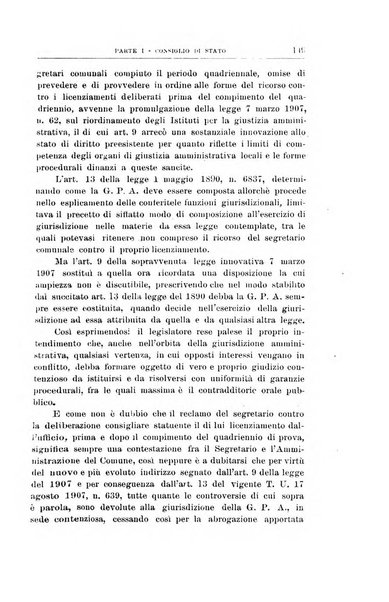 La giustizia amministrativa raccolta di decisioni e pareri del Consiglio di Stato, decisioni della Corte dei conti, sentenze della Cassazione di Roma, e decisioni delle Giunte provinciali amministrative