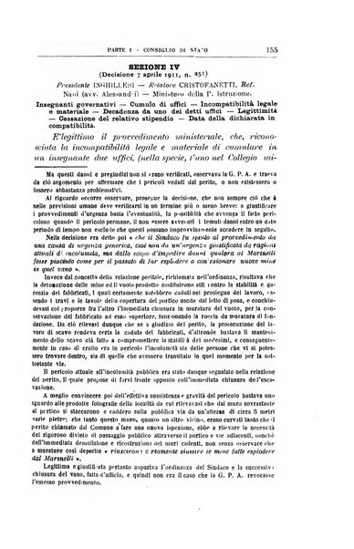 La giustizia amministrativa raccolta di decisioni e pareri del Consiglio di Stato, decisioni della Corte dei conti, sentenze della Cassazione di Roma, e decisioni delle Giunte provinciali amministrative