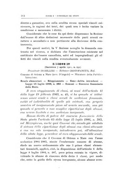 La giustizia amministrativa raccolta di decisioni e pareri del Consiglio di Stato, decisioni della Corte dei conti, sentenze della Cassazione di Roma, e decisioni delle Giunte provinciali amministrative