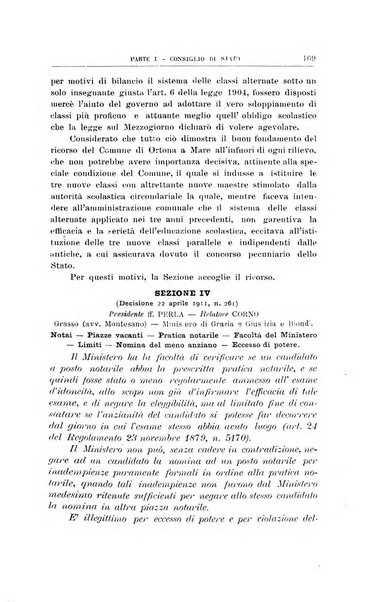 La giustizia amministrativa raccolta di decisioni e pareri del Consiglio di Stato, decisioni della Corte dei conti, sentenze della Cassazione di Roma, e decisioni delle Giunte provinciali amministrative