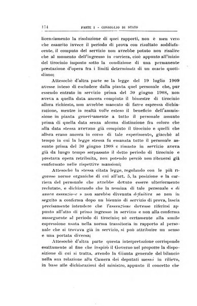 La giustizia amministrativa raccolta di decisioni e pareri del Consiglio di Stato, decisioni della Corte dei conti, sentenze della Cassazione di Roma, e decisioni delle Giunte provinciali amministrative