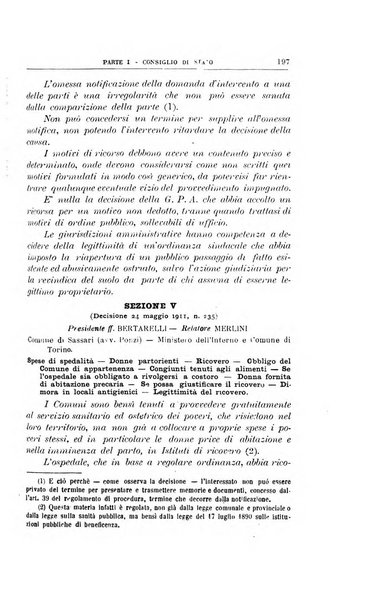 La giustizia amministrativa raccolta di decisioni e pareri del Consiglio di Stato, decisioni della Corte dei conti, sentenze della Cassazione di Roma, e decisioni delle Giunte provinciali amministrative