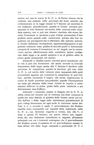 La giustizia amministrativa raccolta di decisioni e pareri del Consiglio di Stato, decisioni della Corte dei conti, sentenze della Cassazione di Roma, e decisioni delle Giunte provinciali amministrative