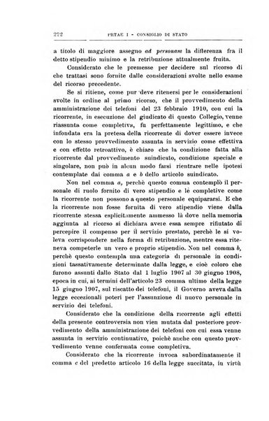 La giustizia amministrativa raccolta di decisioni e pareri del Consiglio di Stato, decisioni della Corte dei conti, sentenze della Cassazione di Roma, e decisioni delle Giunte provinciali amministrative