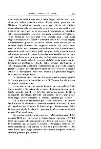 La giustizia amministrativa raccolta di decisioni e pareri del Consiglio di Stato, decisioni della Corte dei conti, sentenze della Cassazione di Roma, e decisioni delle Giunte provinciali amministrative