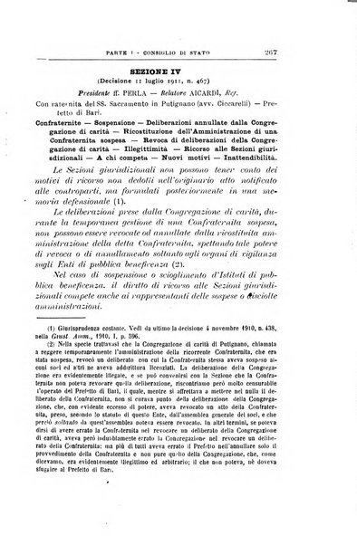 La giustizia amministrativa raccolta di decisioni e pareri del Consiglio di Stato, decisioni della Corte dei conti, sentenze della Cassazione di Roma, e decisioni delle Giunte provinciali amministrative