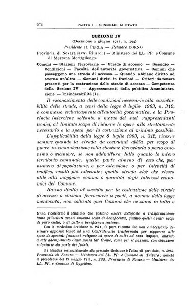 La giustizia amministrativa raccolta di decisioni e pareri del Consiglio di Stato, decisioni della Corte dei conti, sentenze della Cassazione di Roma, e decisioni delle Giunte provinciali amministrative