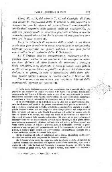 La giustizia amministrativa raccolta di decisioni e pareri del Consiglio di Stato, decisioni della Corte dei conti, sentenze della Cassazione di Roma, e decisioni delle Giunte provinciali amministrative