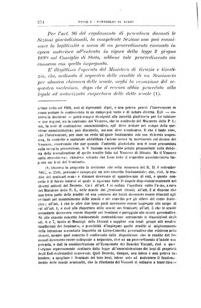 La giustizia amministrativa raccolta di decisioni e pareri del Consiglio di Stato, decisioni della Corte dei conti, sentenze della Cassazione di Roma, e decisioni delle Giunte provinciali amministrative