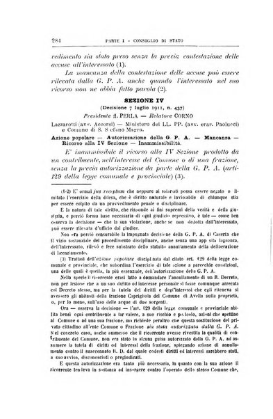 La giustizia amministrativa raccolta di decisioni e pareri del Consiglio di Stato, decisioni della Corte dei conti, sentenze della Cassazione di Roma, e decisioni delle Giunte provinciali amministrative