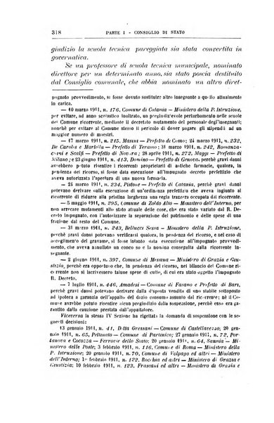 La giustizia amministrativa raccolta di decisioni e pareri del Consiglio di Stato, decisioni della Corte dei conti, sentenze della Cassazione di Roma, e decisioni delle Giunte provinciali amministrative