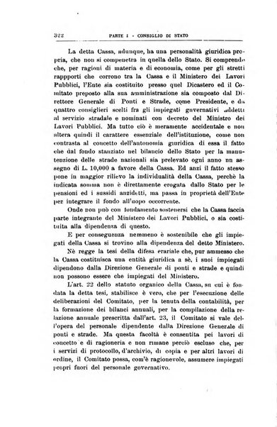 La giustizia amministrativa raccolta di decisioni e pareri del Consiglio di Stato, decisioni della Corte dei conti, sentenze della Cassazione di Roma, e decisioni delle Giunte provinciali amministrative