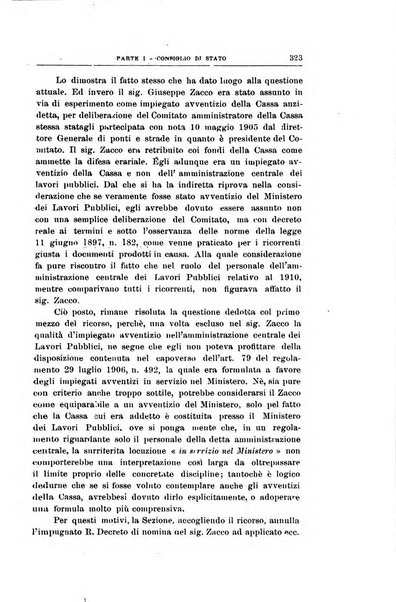 La giustizia amministrativa raccolta di decisioni e pareri del Consiglio di Stato, decisioni della Corte dei conti, sentenze della Cassazione di Roma, e decisioni delle Giunte provinciali amministrative