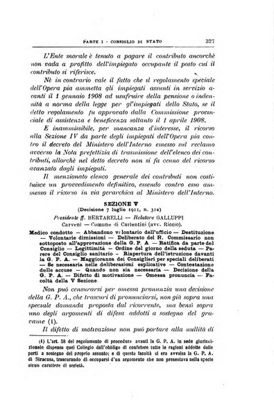 La giustizia amministrativa raccolta di decisioni e pareri del Consiglio di Stato, decisioni della Corte dei conti, sentenze della Cassazione di Roma, e decisioni delle Giunte provinciali amministrative