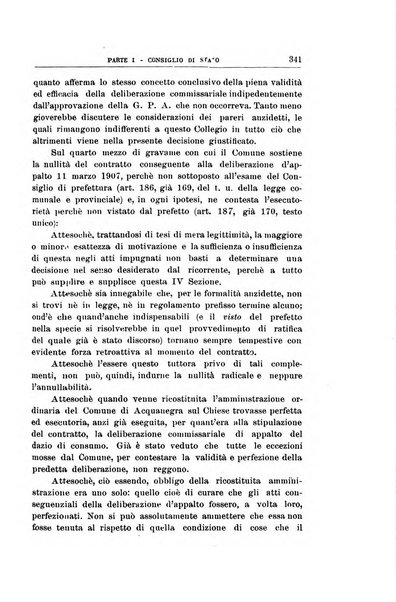 La giustizia amministrativa raccolta di decisioni e pareri del Consiglio di Stato, decisioni della Corte dei conti, sentenze della Cassazione di Roma, e decisioni delle Giunte provinciali amministrative