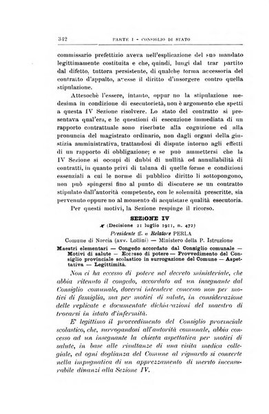 La giustizia amministrativa raccolta di decisioni e pareri del Consiglio di Stato, decisioni della Corte dei conti, sentenze della Cassazione di Roma, e decisioni delle Giunte provinciali amministrative