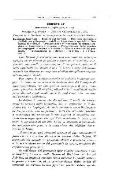 La giustizia amministrativa raccolta di decisioni e pareri del Consiglio di Stato, decisioni della Corte dei conti, sentenze della Cassazione di Roma, e decisioni delle Giunte provinciali amministrative