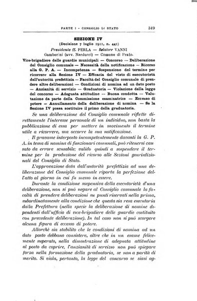 La giustizia amministrativa raccolta di decisioni e pareri del Consiglio di Stato, decisioni della Corte dei conti, sentenze della Cassazione di Roma, e decisioni delle Giunte provinciali amministrative