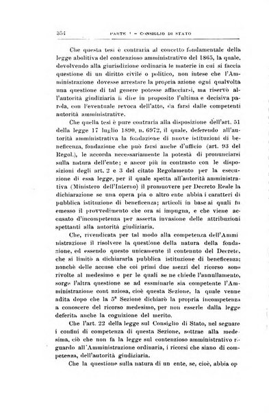 La giustizia amministrativa raccolta di decisioni e pareri del Consiglio di Stato, decisioni della Corte dei conti, sentenze della Cassazione di Roma, e decisioni delle Giunte provinciali amministrative