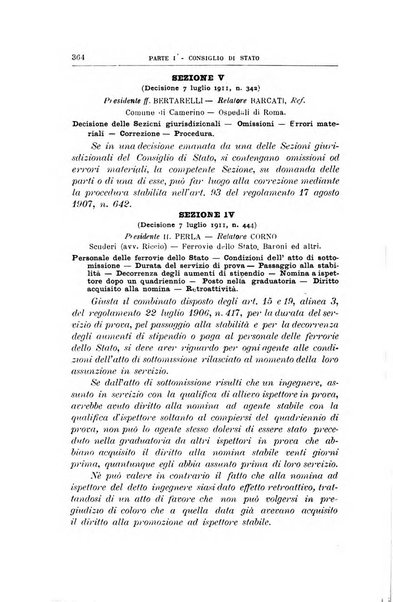 La giustizia amministrativa raccolta di decisioni e pareri del Consiglio di Stato, decisioni della Corte dei conti, sentenze della Cassazione di Roma, e decisioni delle Giunte provinciali amministrative