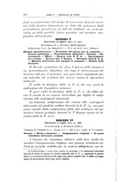 La giustizia amministrativa raccolta di decisioni e pareri del Consiglio di Stato, decisioni della Corte dei conti, sentenze della Cassazione di Roma, e decisioni delle Giunte provinciali amministrative