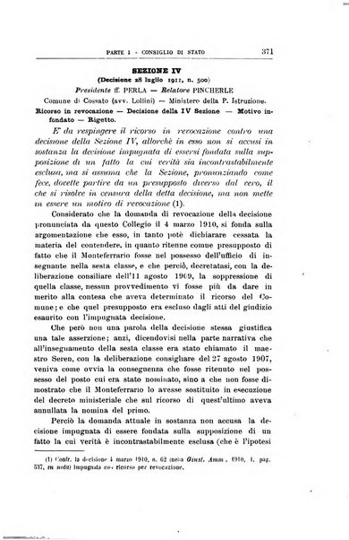 La giustizia amministrativa raccolta di decisioni e pareri del Consiglio di Stato, decisioni della Corte dei conti, sentenze della Cassazione di Roma, e decisioni delle Giunte provinciali amministrative