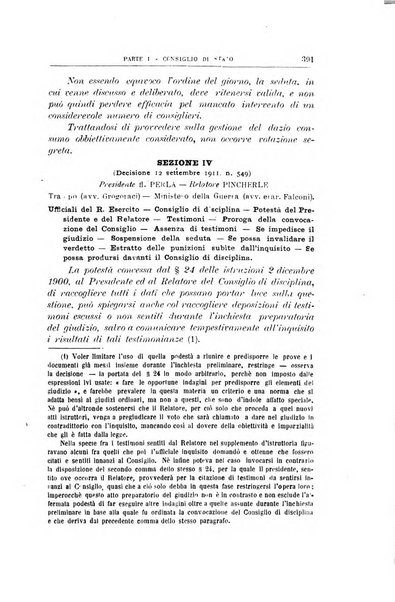 La giustizia amministrativa raccolta di decisioni e pareri del Consiglio di Stato, decisioni della Corte dei conti, sentenze della Cassazione di Roma, e decisioni delle Giunte provinciali amministrative