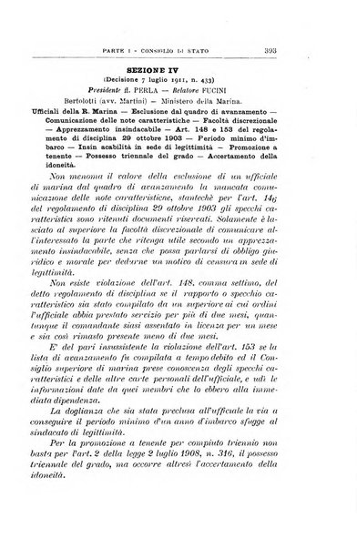 La giustizia amministrativa raccolta di decisioni e pareri del Consiglio di Stato, decisioni della Corte dei conti, sentenze della Cassazione di Roma, e decisioni delle Giunte provinciali amministrative