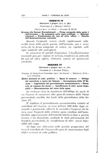 La giustizia amministrativa raccolta di decisioni e pareri del Consiglio di Stato, decisioni della Corte dei conti, sentenze della Cassazione di Roma, e decisioni delle Giunte provinciali amministrative