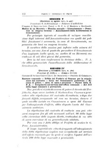 La giustizia amministrativa raccolta di decisioni e pareri del Consiglio di Stato, decisioni della Corte dei conti, sentenze della Cassazione di Roma, e decisioni delle Giunte provinciali amministrative