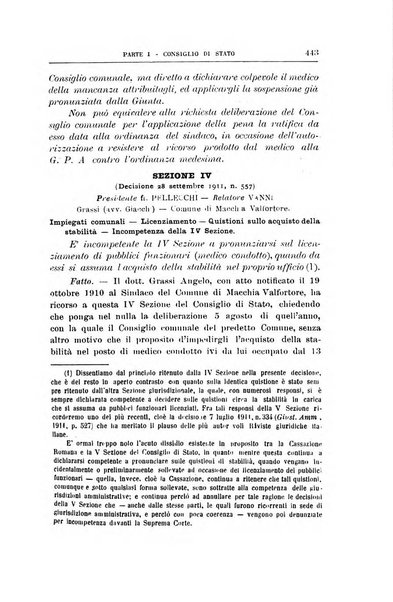 La giustizia amministrativa raccolta di decisioni e pareri del Consiglio di Stato, decisioni della Corte dei conti, sentenze della Cassazione di Roma, e decisioni delle Giunte provinciali amministrative