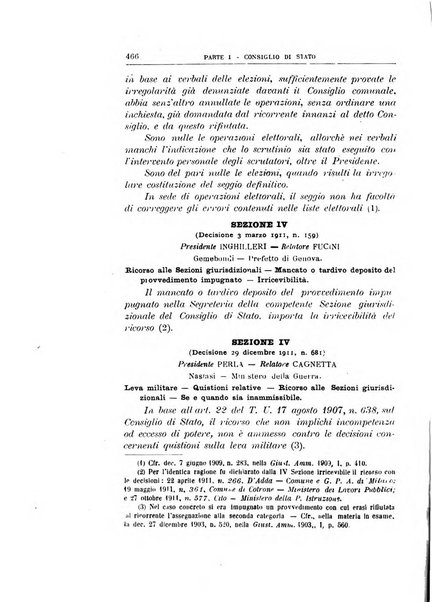 La giustizia amministrativa raccolta di decisioni e pareri del Consiglio di Stato, decisioni della Corte dei conti, sentenze della Cassazione di Roma, e decisioni delle Giunte provinciali amministrative