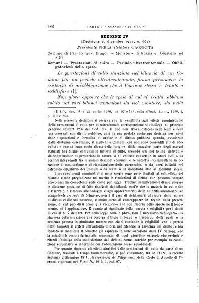 La giustizia amministrativa raccolta di decisioni e pareri del Consiglio di Stato, decisioni della Corte dei conti, sentenze della Cassazione di Roma, e decisioni delle Giunte provinciali amministrative