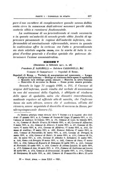 La giustizia amministrativa raccolta di decisioni e pareri del Consiglio di Stato, decisioni della Corte dei conti, sentenze della Cassazione di Roma, e decisioni delle Giunte provinciali amministrative