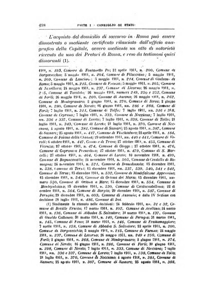 La giustizia amministrativa raccolta di decisioni e pareri del Consiglio di Stato, decisioni della Corte dei conti, sentenze della Cassazione di Roma, e decisioni delle Giunte provinciali amministrative