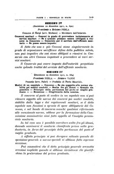 La giustizia amministrativa raccolta di decisioni e pareri del Consiglio di Stato, decisioni della Corte dei conti, sentenze della Cassazione di Roma, e decisioni delle Giunte provinciali amministrative