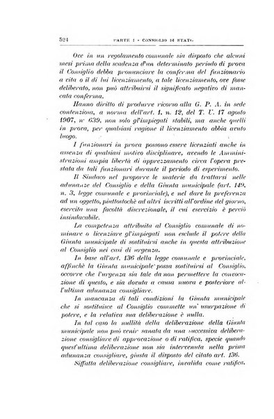 La giustizia amministrativa raccolta di decisioni e pareri del Consiglio di Stato, decisioni della Corte dei conti, sentenze della Cassazione di Roma, e decisioni delle Giunte provinciali amministrative