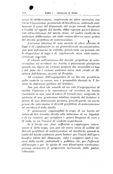 La giustizia amministrativa raccolta di decisioni e pareri del Consiglio di Stato, decisioni della Corte dei conti, sentenze della Cassazione di Roma, e decisioni delle Giunte provinciali amministrative