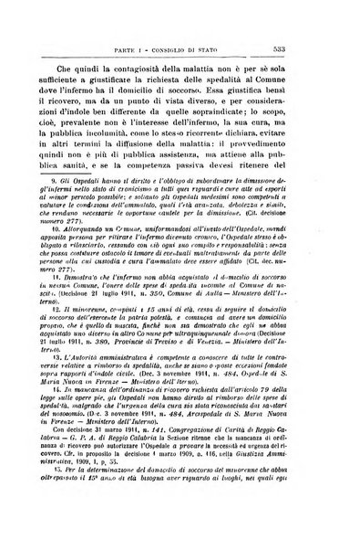 La giustizia amministrativa raccolta di decisioni e pareri del Consiglio di Stato, decisioni della Corte dei conti, sentenze della Cassazione di Roma, e decisioni delle Giunte provinciali amministrative