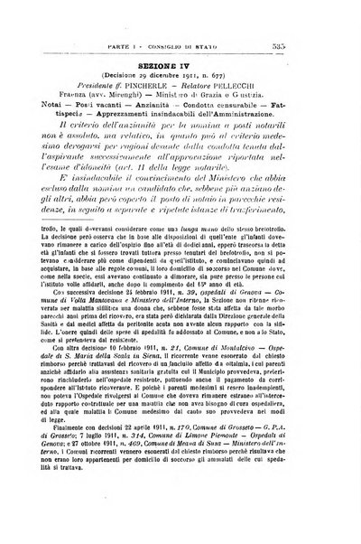 La giustizia amministrativa raccolta di decisioni e pareri del Consiglio di Stato, decisioni della Corte dei conti, sentenze della Cassazione di Roma, e decisioni delle Giunte provinciali amministrative