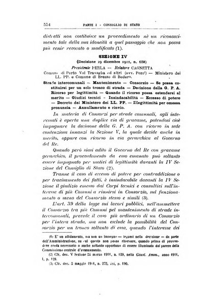 La giustizia amministrativa raccolta di decisioni e pareri del Consiglio di Stato, decisioni della Corte dei conti, sentenze della Cassazione di Roma, e decisioni delle Giunte provinciali amministrative