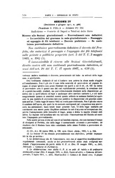 La giustizia amministrativa raccolta di decisioni e pareri del Consiglio di Stato, decisioni della Corte dei conti, sentenze della Cassazione di Roma, e decisioni delle Giunte provinciali amministrative