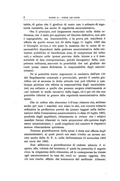 La giustizia amministrativa raccolta di decisioni e pareri del Consiglio di Stato, decisioni della Corte dei conti, sentenze della Cassazione di Roma, e decisioni delle Giunte provinciali amministrative