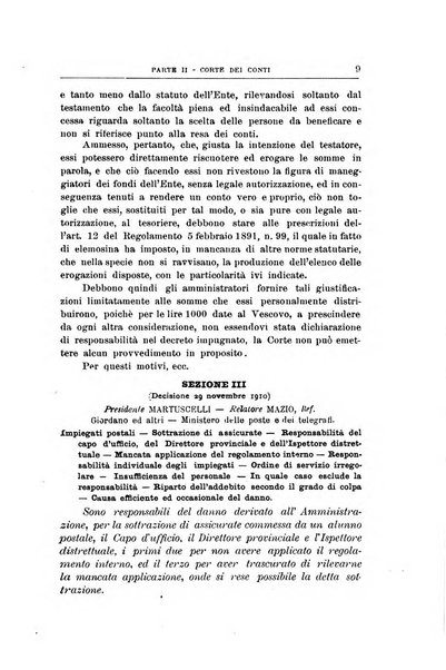 La giustizia amministrativa raccolta di decisioni e pareri del Consiglio di Stato, decisioni della Corte dei conti, sentenze della Cassazione di Roma, e decisioni delle Giunte provinciali amministrative