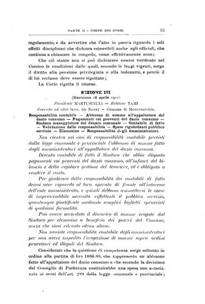 La giustizia amministrativa raccolta di decisioni e pareri del Consiglio di Stato, decisioni della Corte dei conti, sentenze della Cassazione di Roma, e decisioni delle Giunte provinciali amministrative