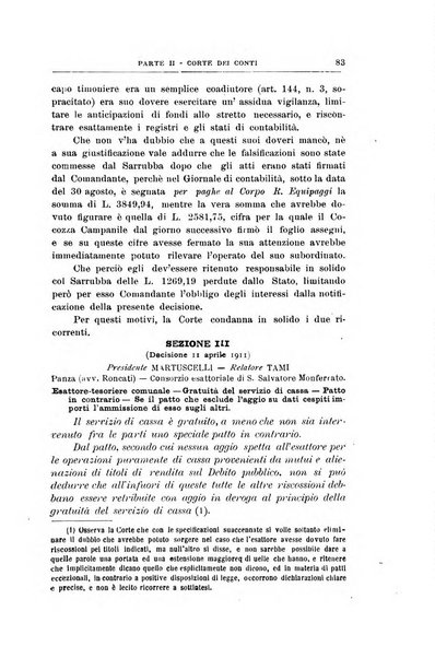 La giustizia amministrativa raccolta di decisioni e pareri del Consiglio di Stato, decisioni della Corte dei conti, sentenze della Cassazione di Roma, e decisioni delle Giunte provinciali amministrative