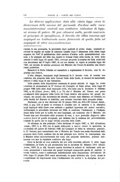 La giustizia amministrativa raccolta di decisioni e pareri del Consiglio di Stato, decisioni della Corte dei conti, sentenze della Cassazione di Roma, e decisioni delle Giunte provinciali amministrative