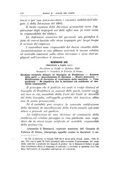 La giustizia amministrativa raccolta di decisioni e pareri del Consiglio di Stato, decisioni della Corte dei conti, sentenze della Cassazione di Roma, e decisioni delle Giunte provinciali amministrative